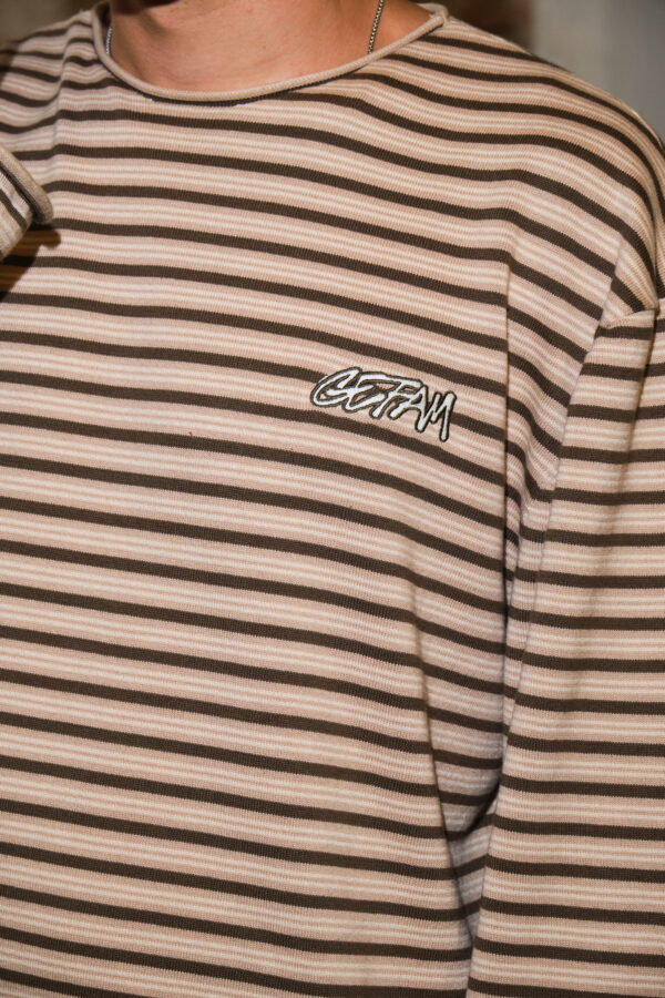 Striped Knitted Cropped Longsleeve - Image 5