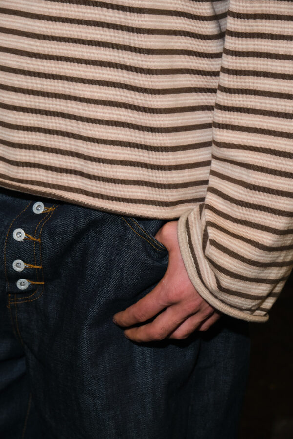 Striped Knitted Cropped Longsleeve - Image 6